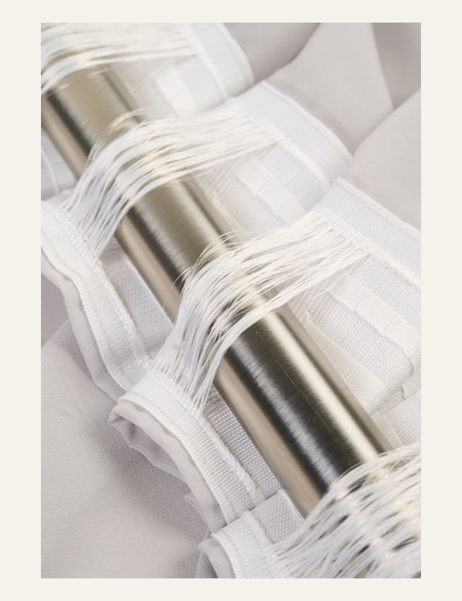 Erityisen leveä verho vaaleanharmaa - 2