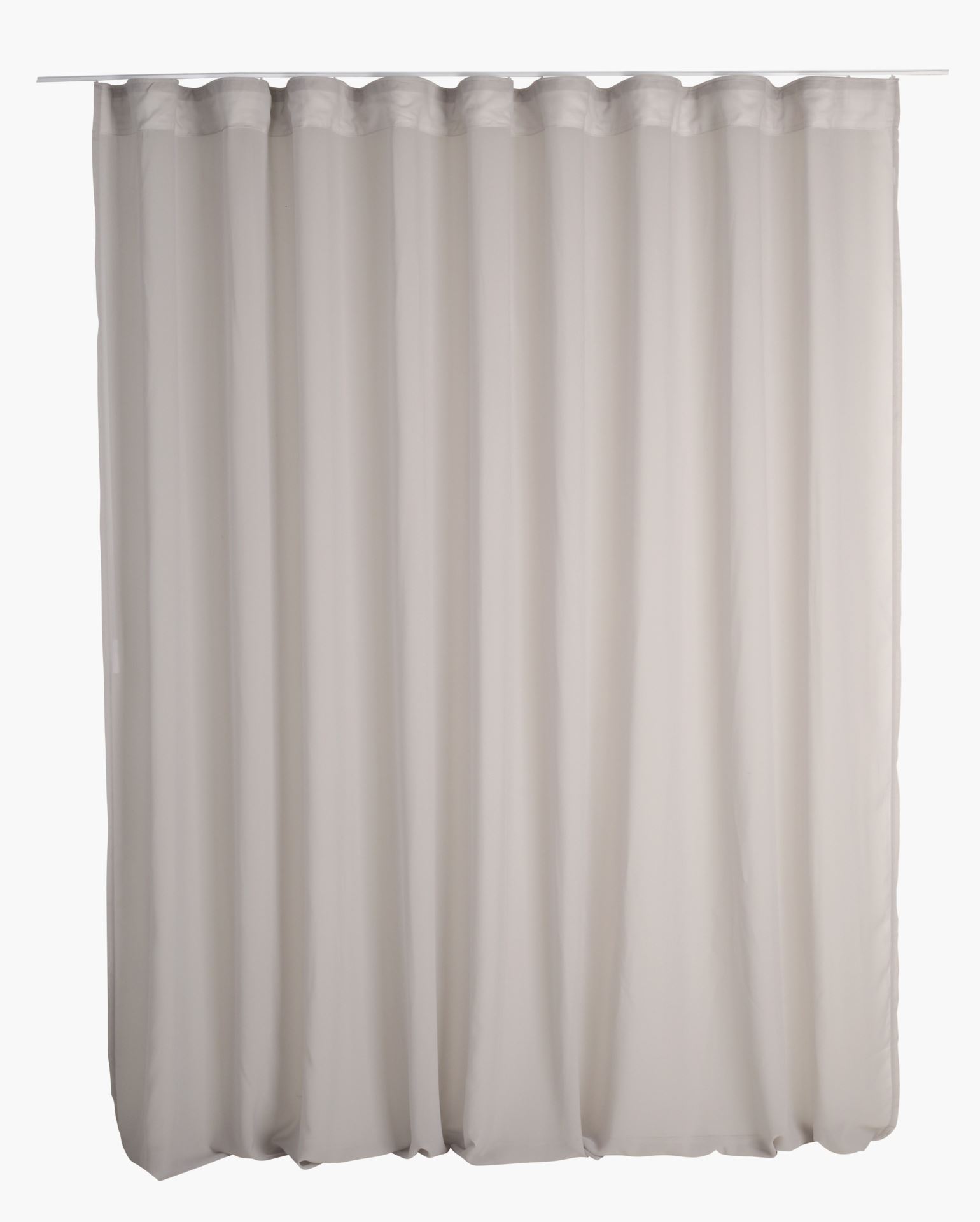 Erityisen leveä verho vaaleanharmaa - 7