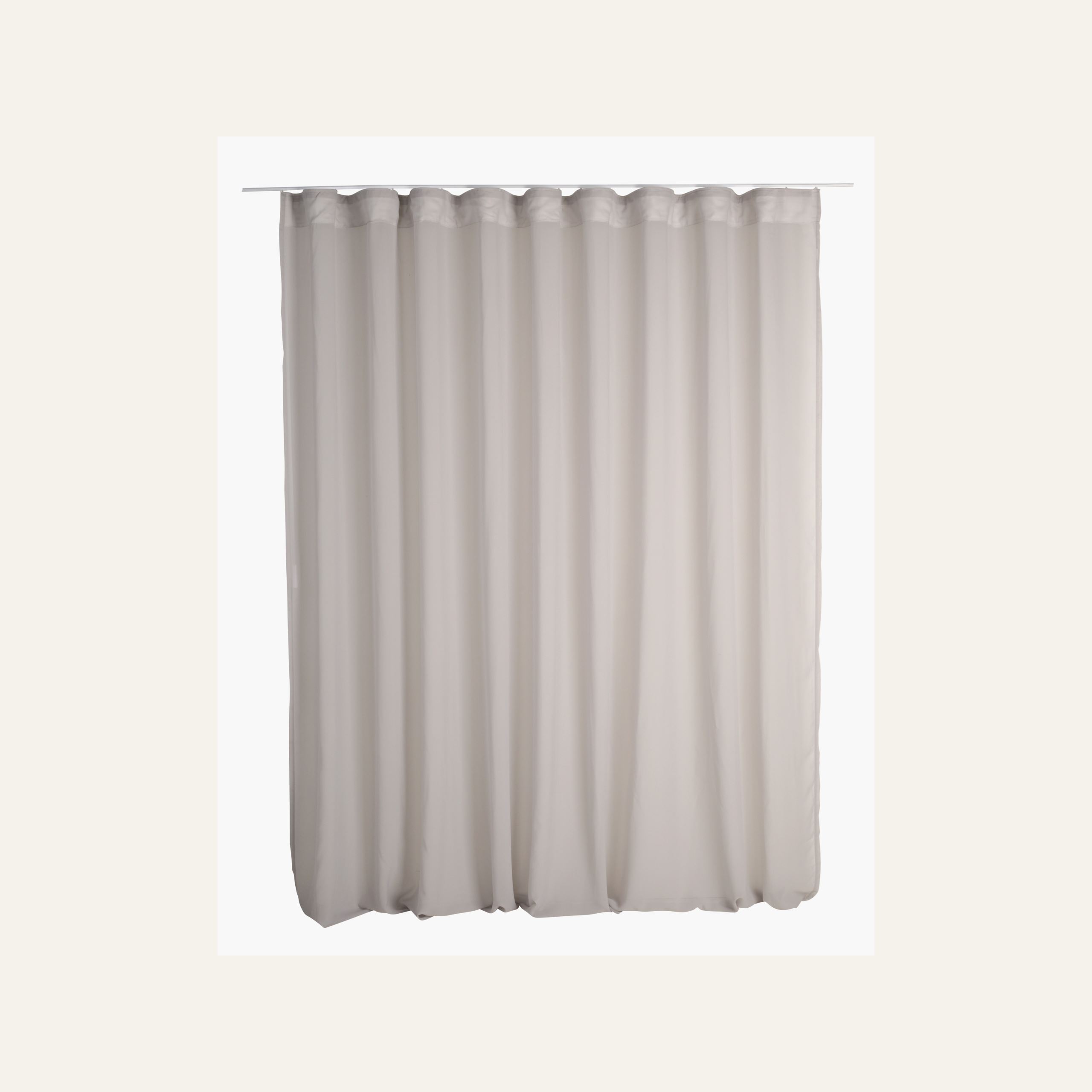 Erityisen leveä verho vaaleanharmaa - 7