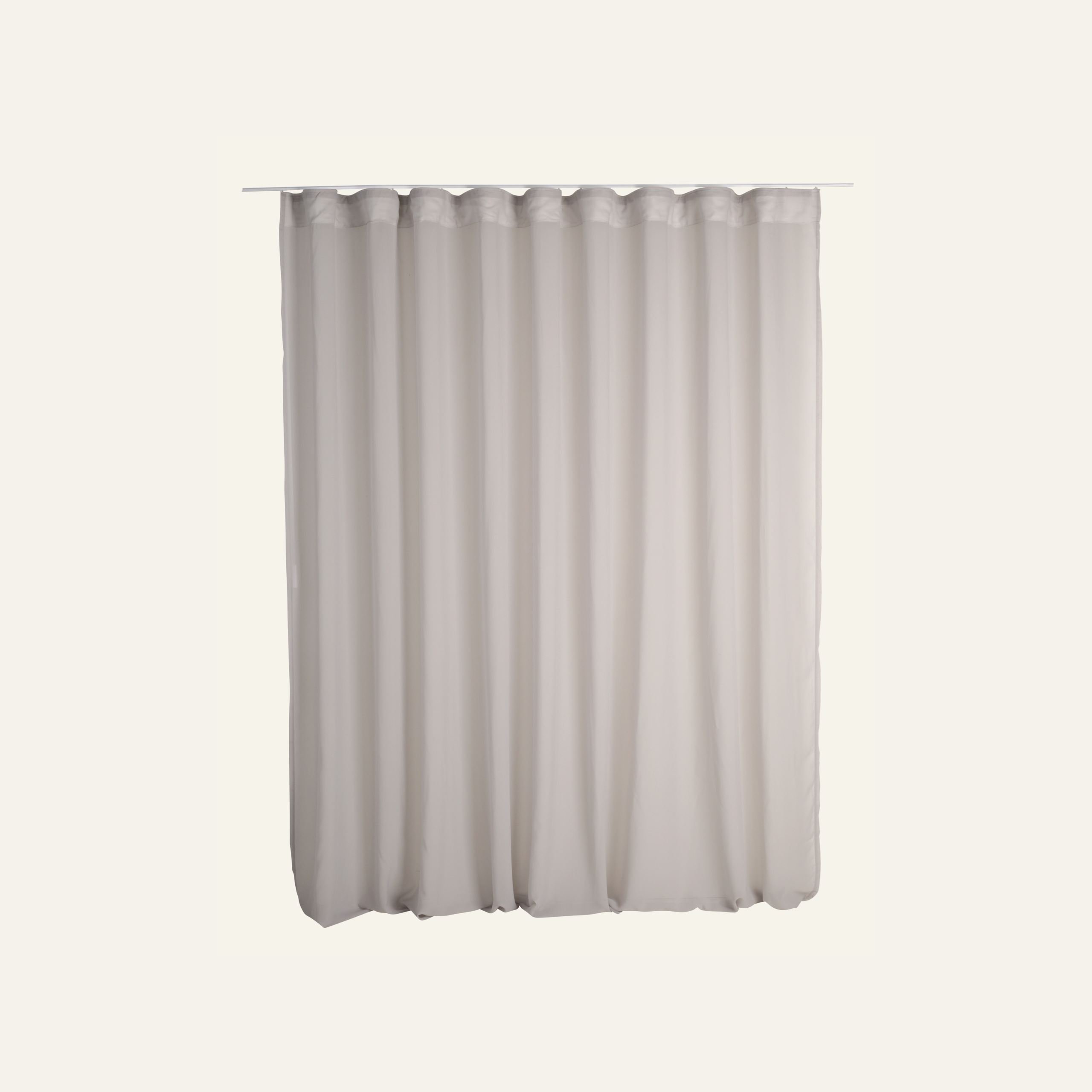 Erityisen leveä verho vaaleanharmaa - 7