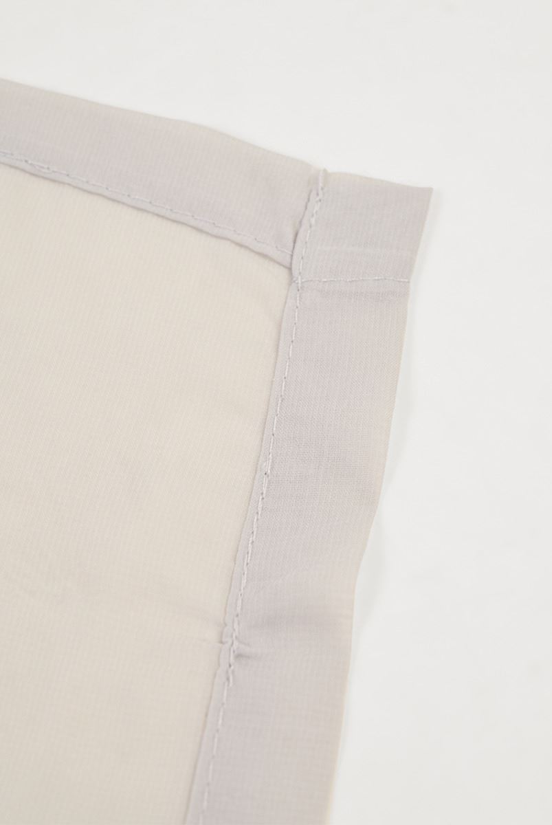 Erityisen leveä verho vaaleanharmaa - 3