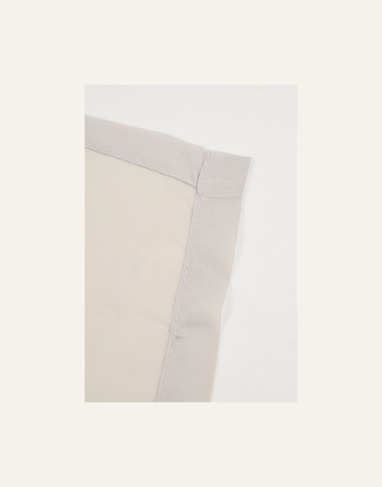 Erityisen leveä verho vaaleanharmaa - 3