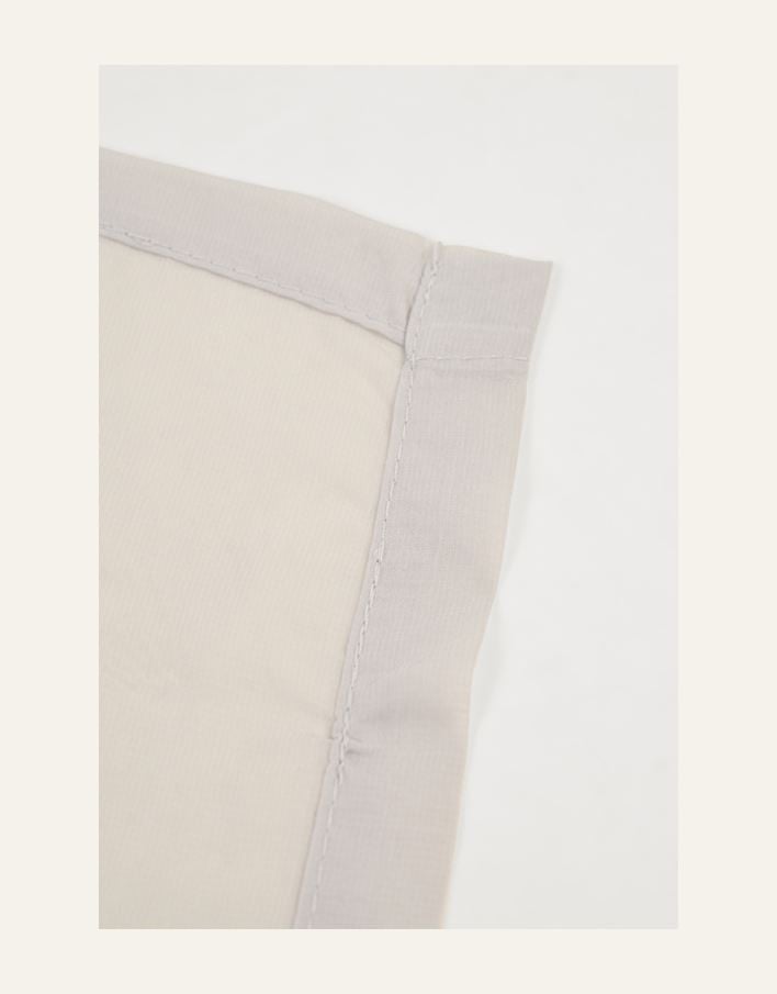 Erityisen leveä verho vaaleanharmaa - 3