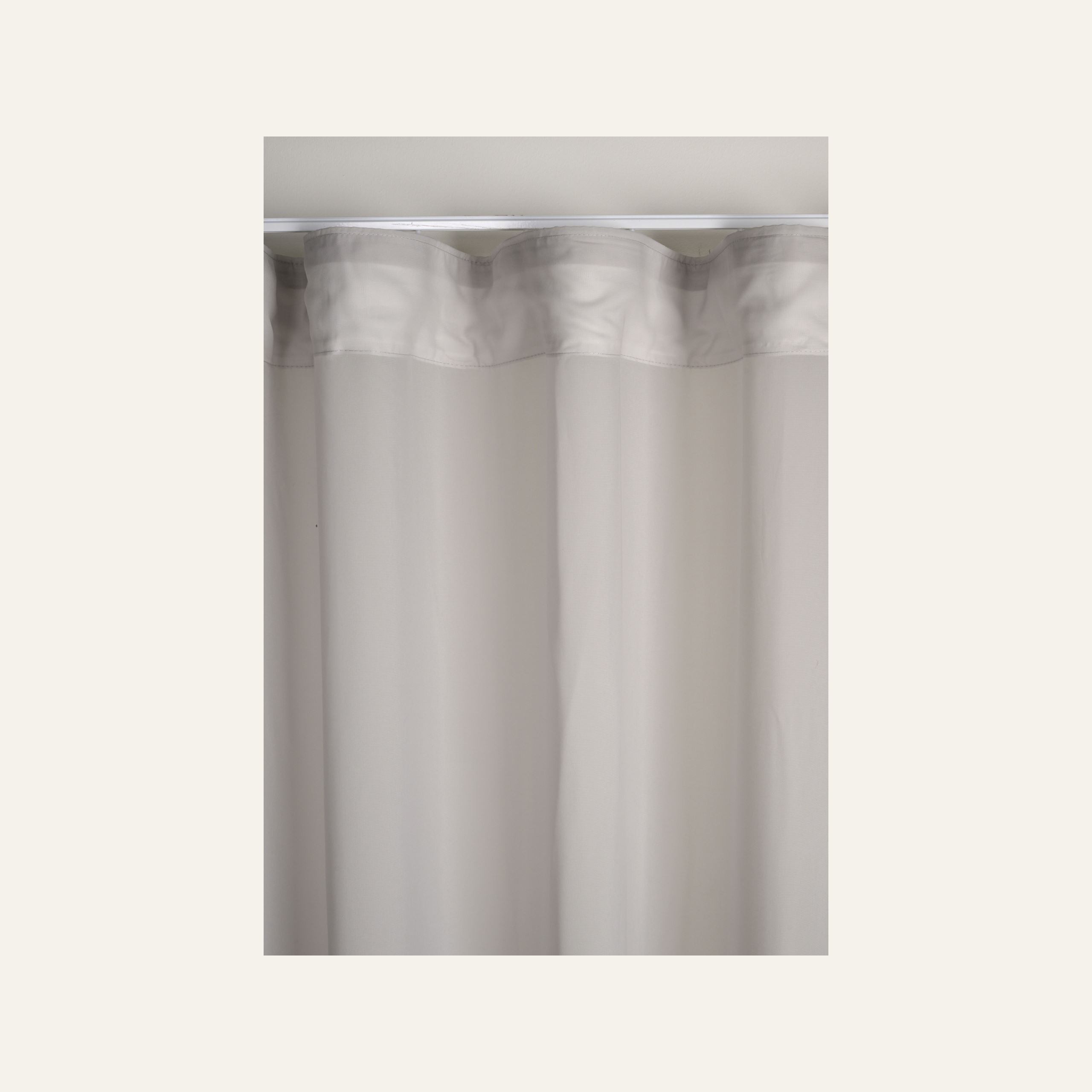 Erityisen leveä verho vaaleanharmaa - 6