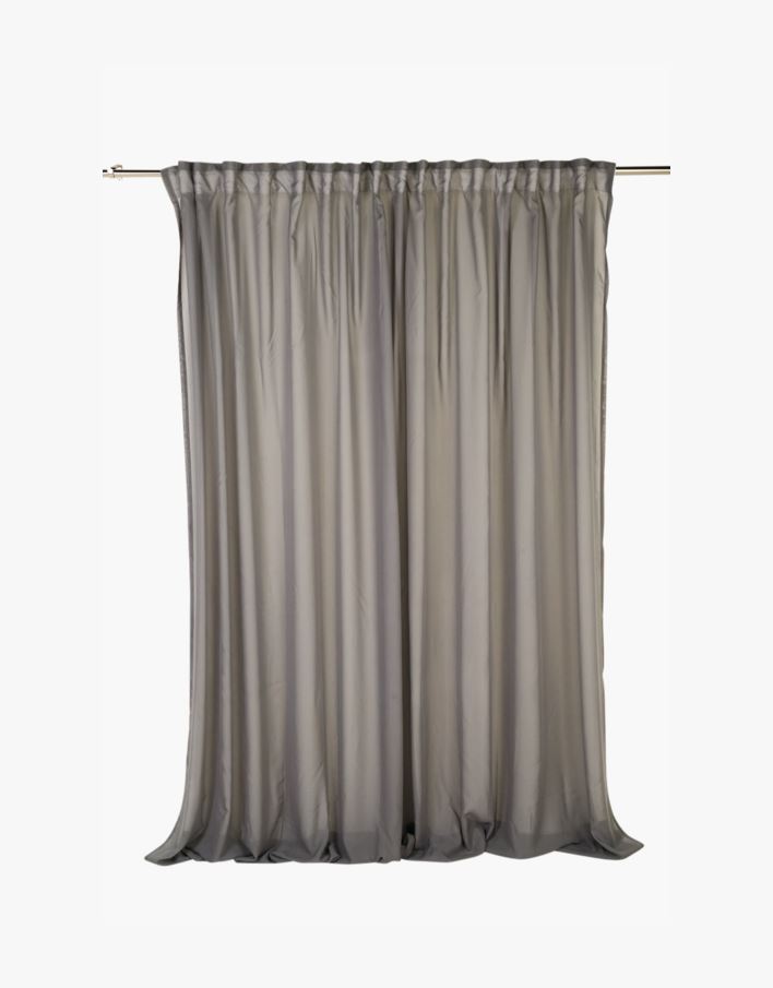 Erityisen leveä verho tummanharmaa - 270x240 cm tummanharmaa - 1
