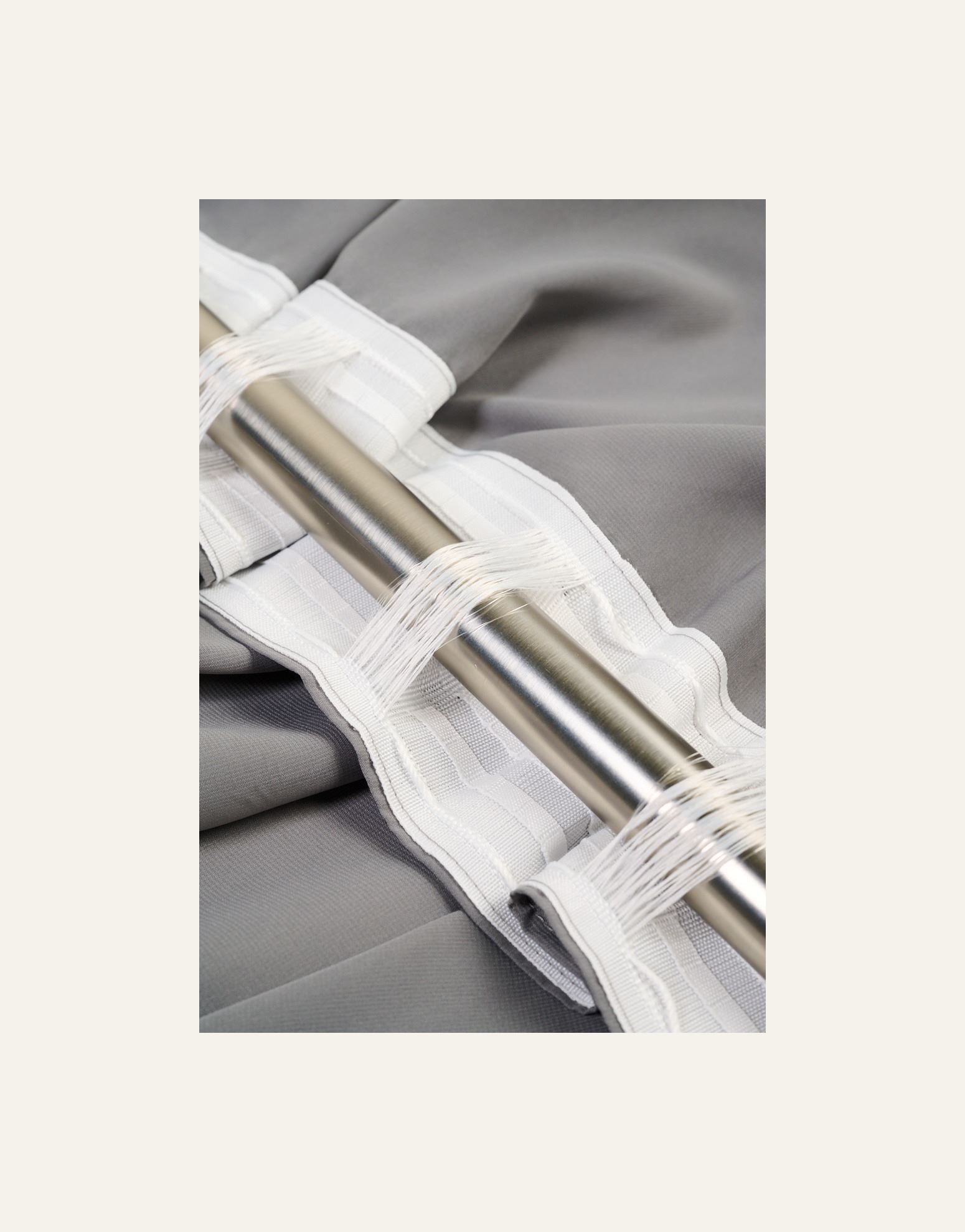 Erityisen leveä verho tummanharmaa - 5