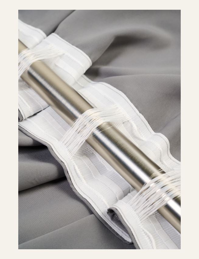 Erityisen leveä verho tummanharmaa - 5