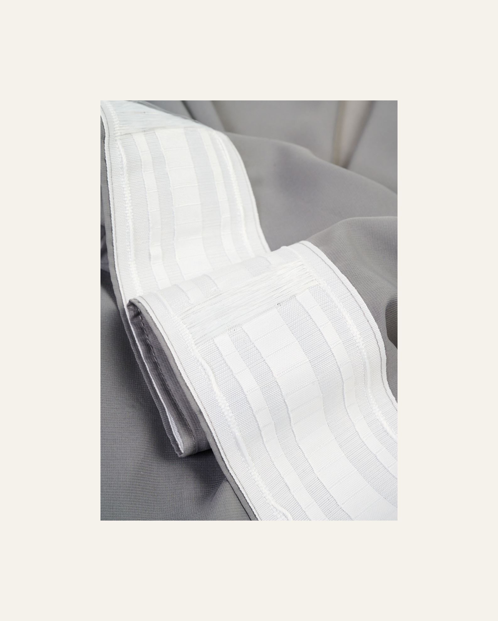 Erityisen leveä verho tummanharmaa - 4