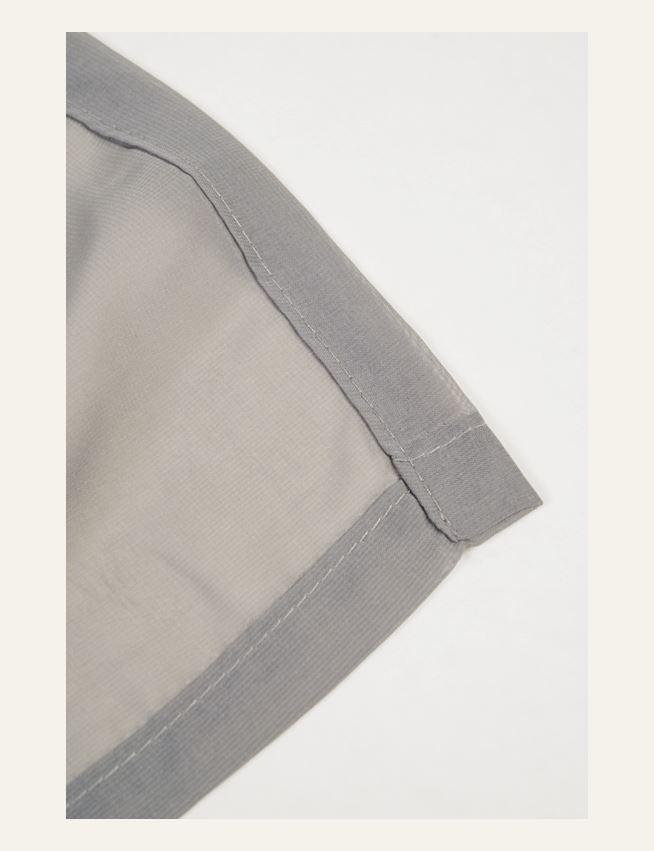 Erityisen leveä verho tummanharmaa - 3