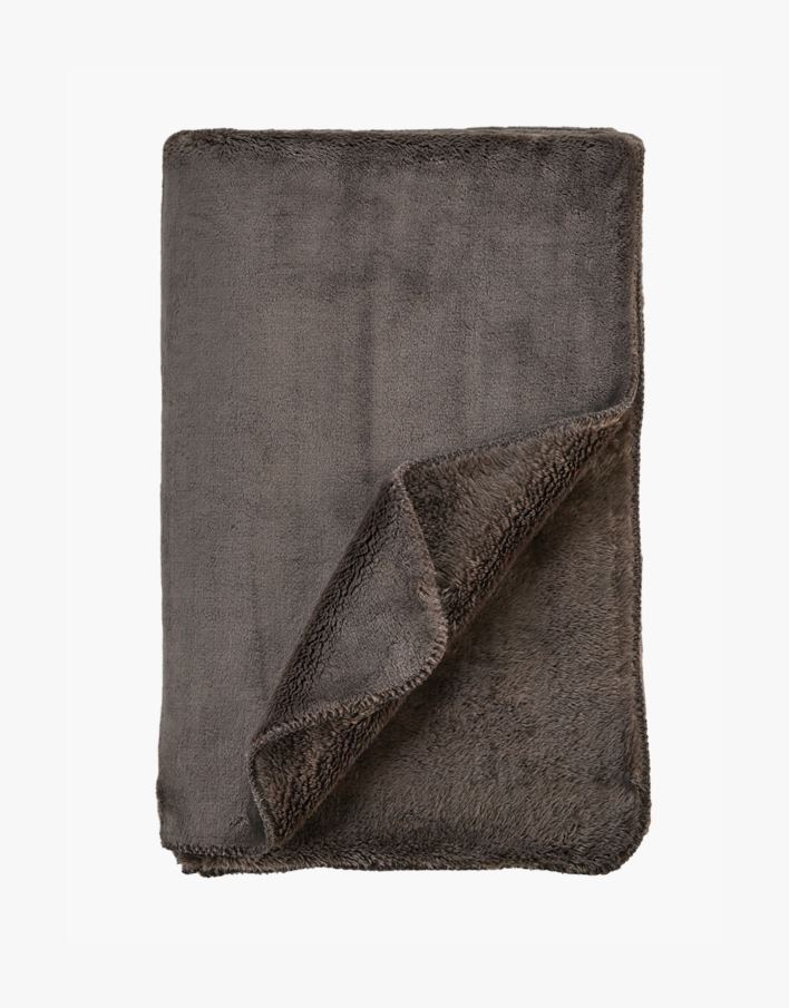 Fleecehuopa ruskea - 130x170 cm ruskea - 1