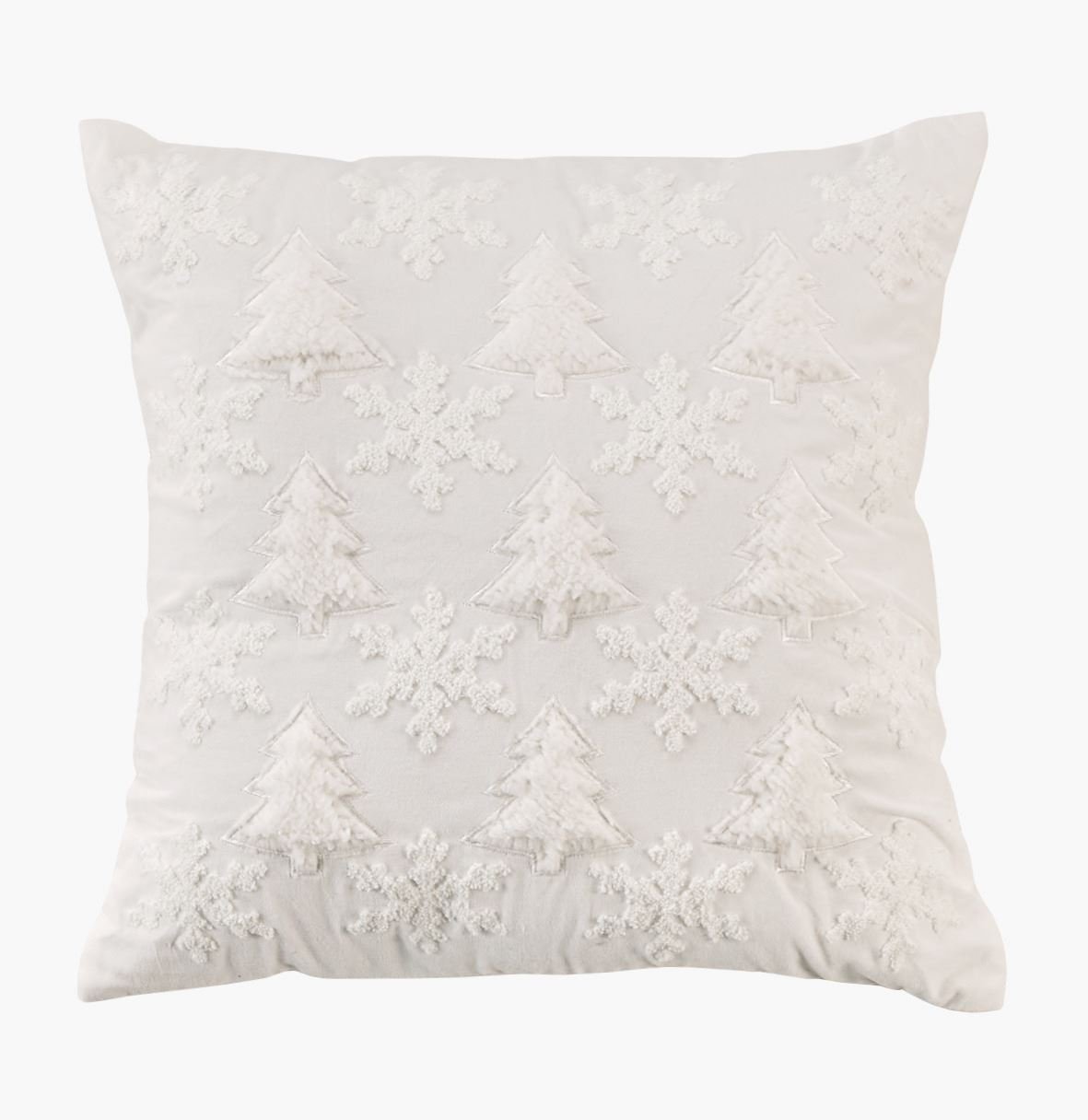 Koristetyyny valkoinen - 50x50 cm valkoinen - 1