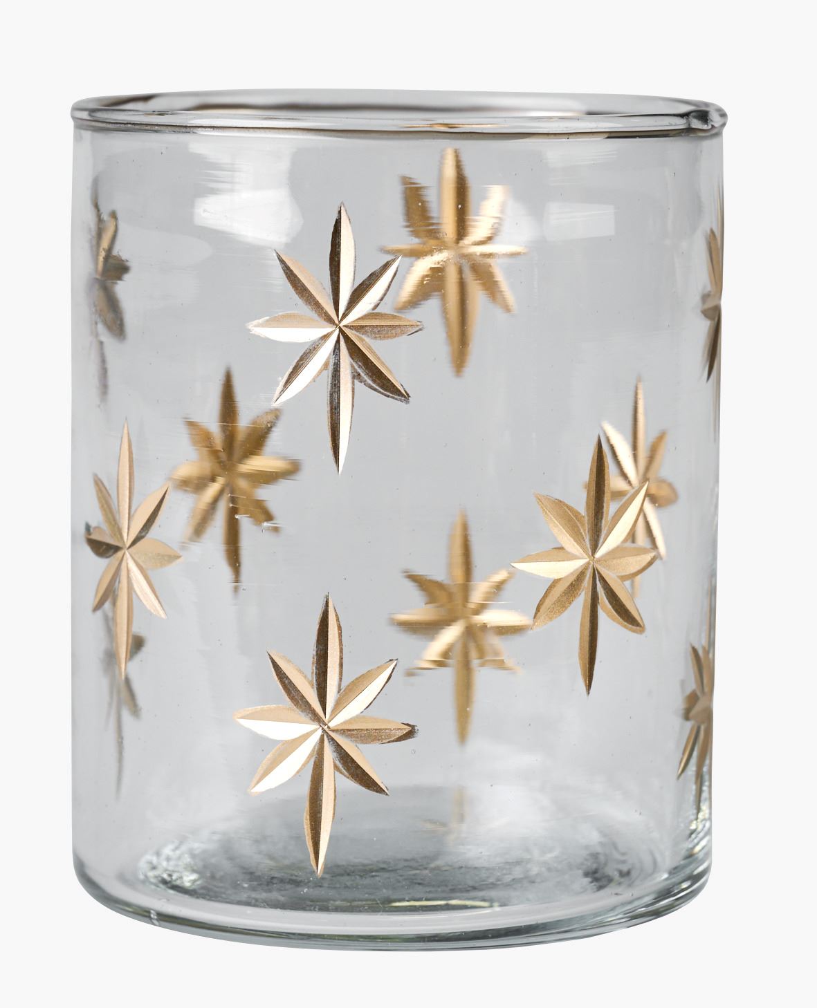 Kynttilälyhty kulta - 6,5x6,5x7,5 cm kulta - 1