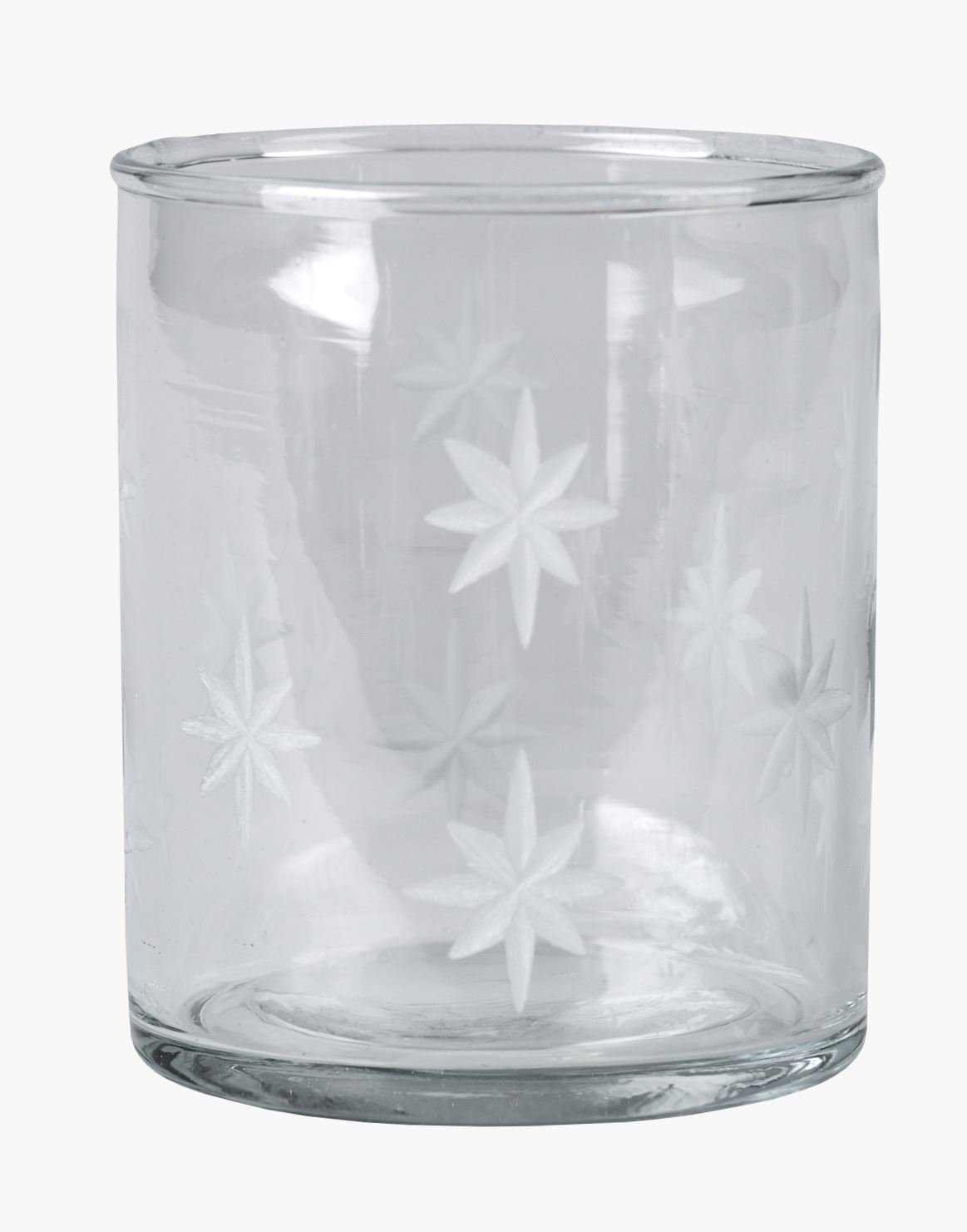 Kynttilälyhty läpikuultava - 7,5x7,5x9 cm läpikuultava - 1