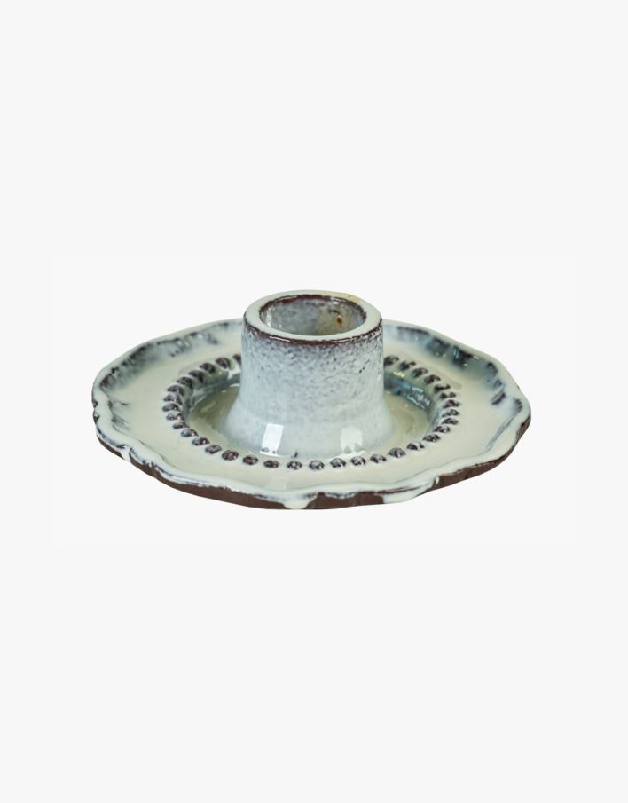 Kynttilänjalka moniväri/valkoinen - 9x9x3 cm moniväri/valkoinen - 1