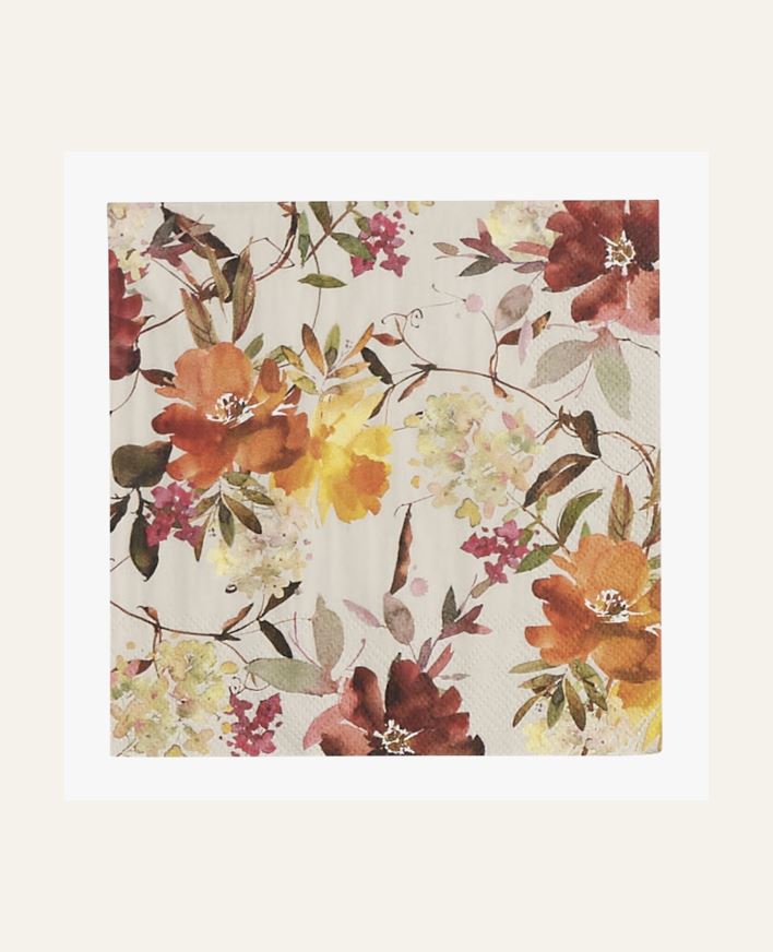 Paperiservetit moniväri - 33x33 cm moniväri - 1