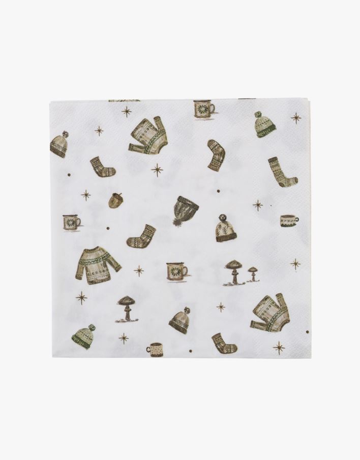 Paperiservetit moniväri - 33x33 cm moniväri - 1