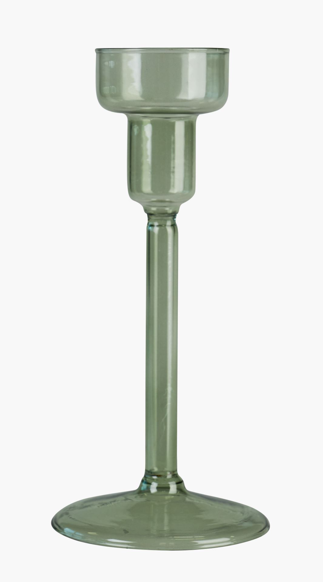 Kynttilänjalka vaaleanvihreä - 8x8x18,5 cm vaaleanvihreä - 1