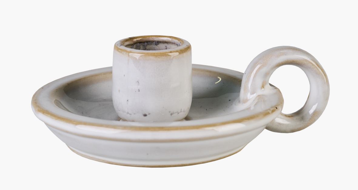 Kynttilänjalka beige - 12x9,9x4,1 cm beige - 1