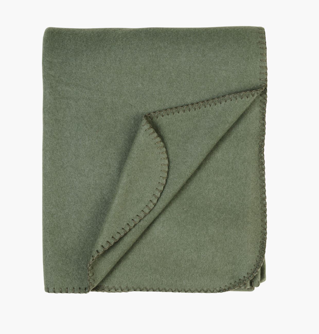 Fleecehuopa tummanvihreä - 130x170 cm tummanvihreä - 1