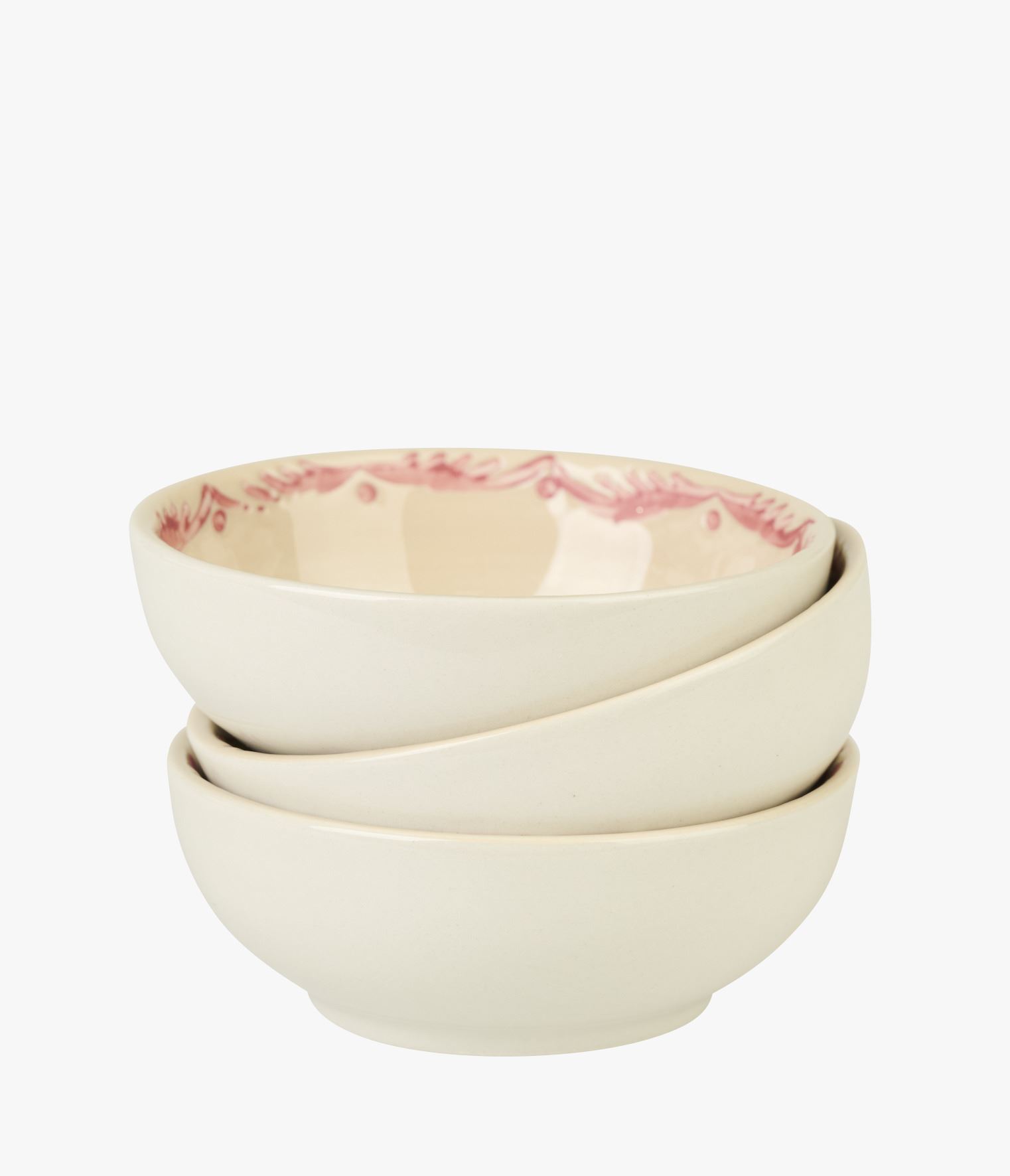 Kulho, 3kpl punainen - ø8,2 h 3cm punainen - 1