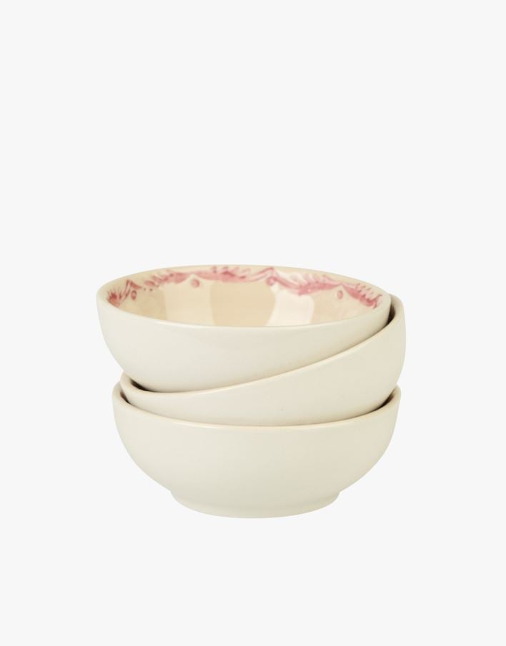 Kulho, 3kpl punainen - ø8,2 h 3cm punainen - 1
