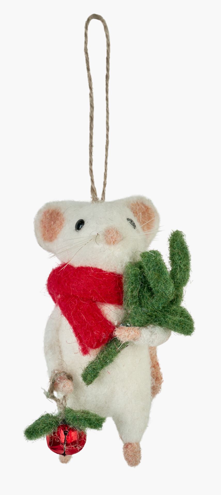 Jouluhiiri moniväri - 5x5x11 cm moniväri - 1