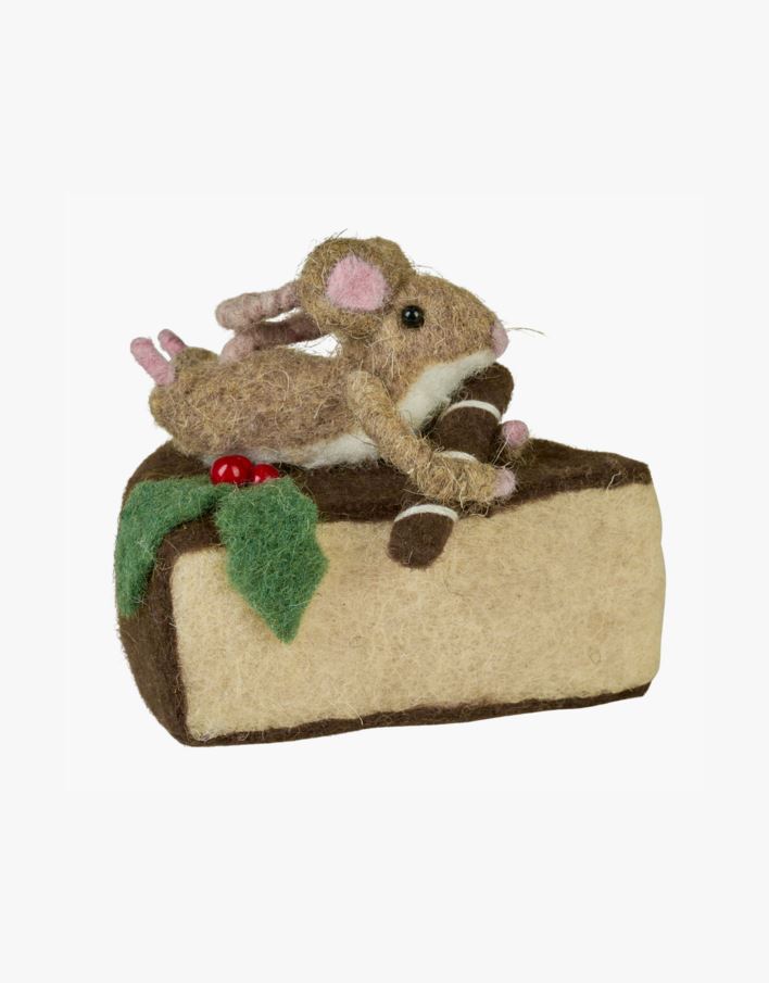 Jouluhiiri moniväri/ruskea - 10x11x9 cm moniväri/ruskea - 1