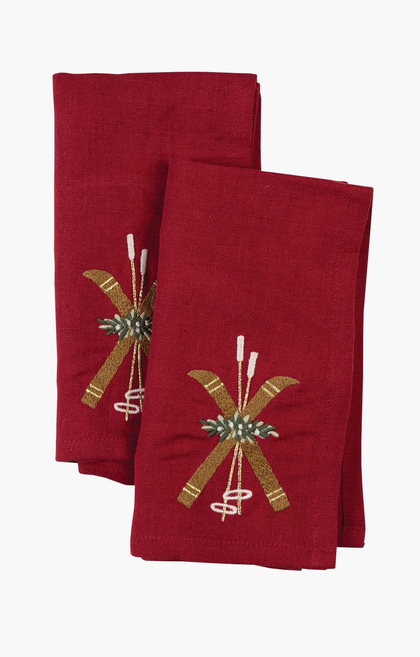 Lautasliina punainen - 45x45 cm punainen - 1