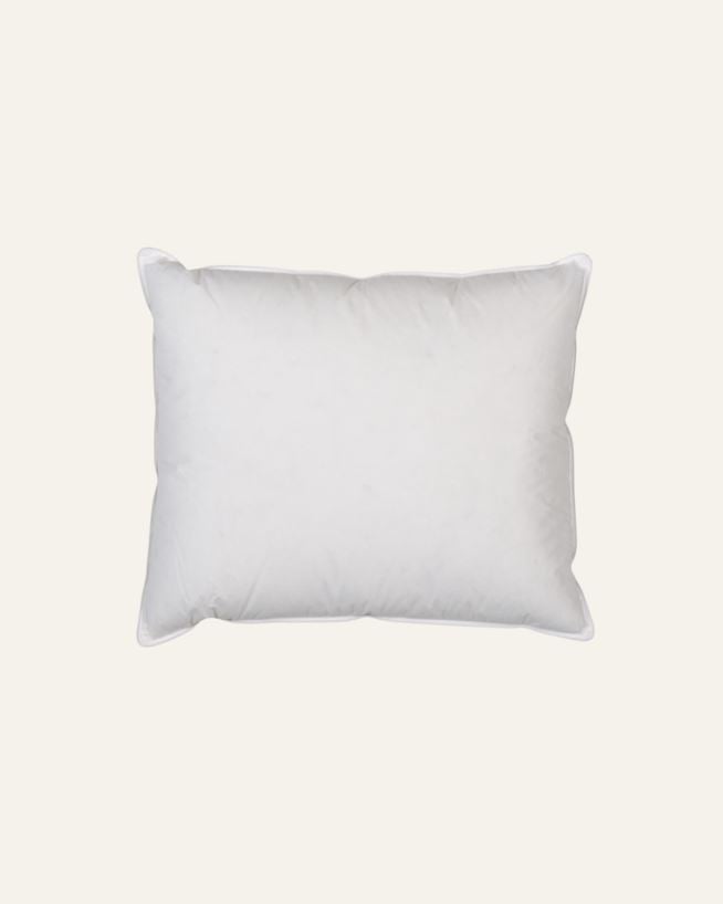 Keskikorkea untuva- ja höyhentyyny valkoinen - 50x60 cm valkoinen - 1