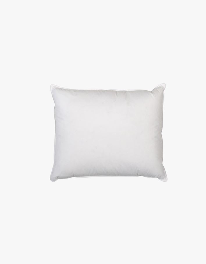 Korkea untuva- ja höyhentyyny valkoinen - 50x60 cm valkoinen - 1