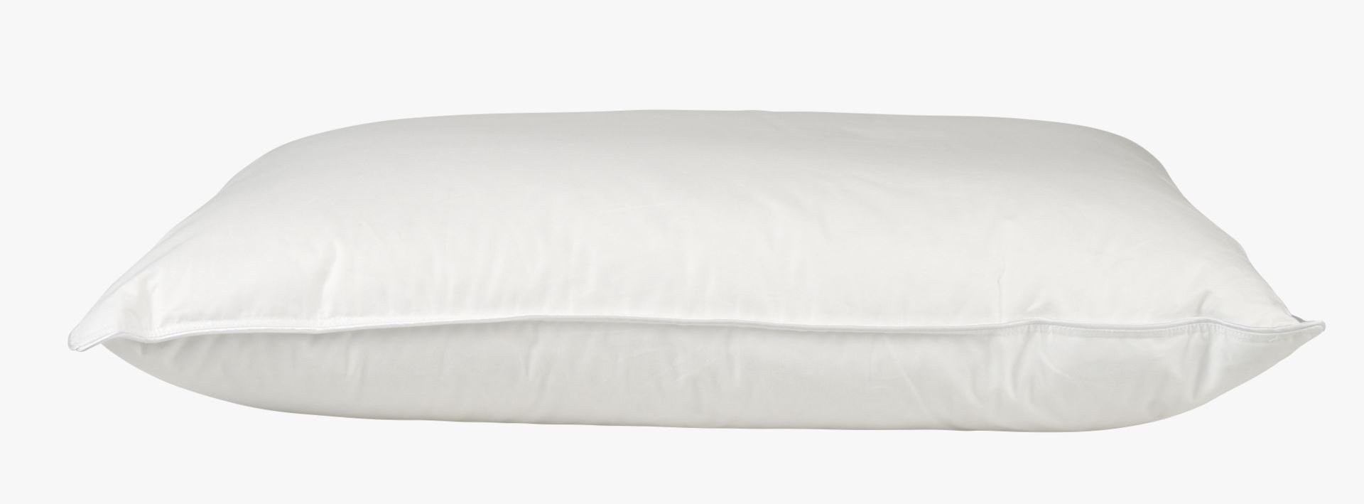 Korkea untuva- ja höyhentyyny valkoinen - 2
