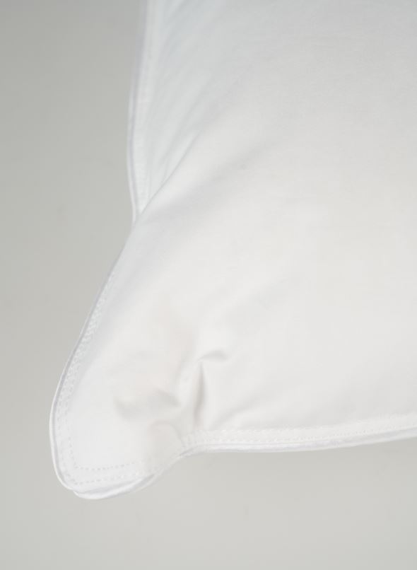 Korkea untuva- ja höyhentyyny valkoinen - 3