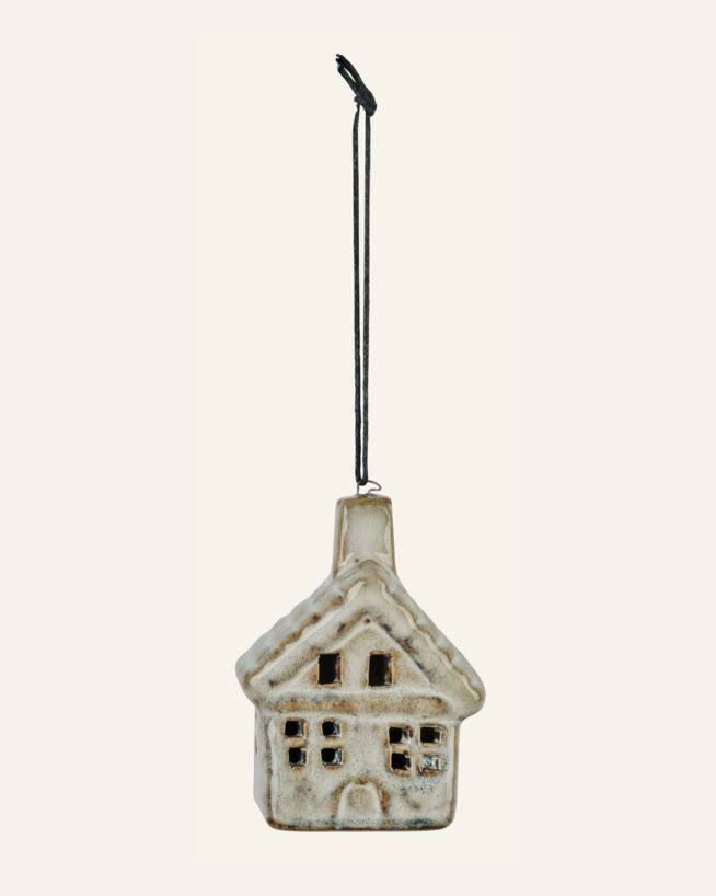 Joulukuusenkoriste beige - 5x3,5x7 cm beige - 1
