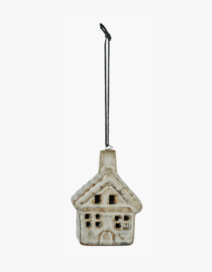 Joulukuusenkoriste beige - 5x3,5x7 cm beige - 1