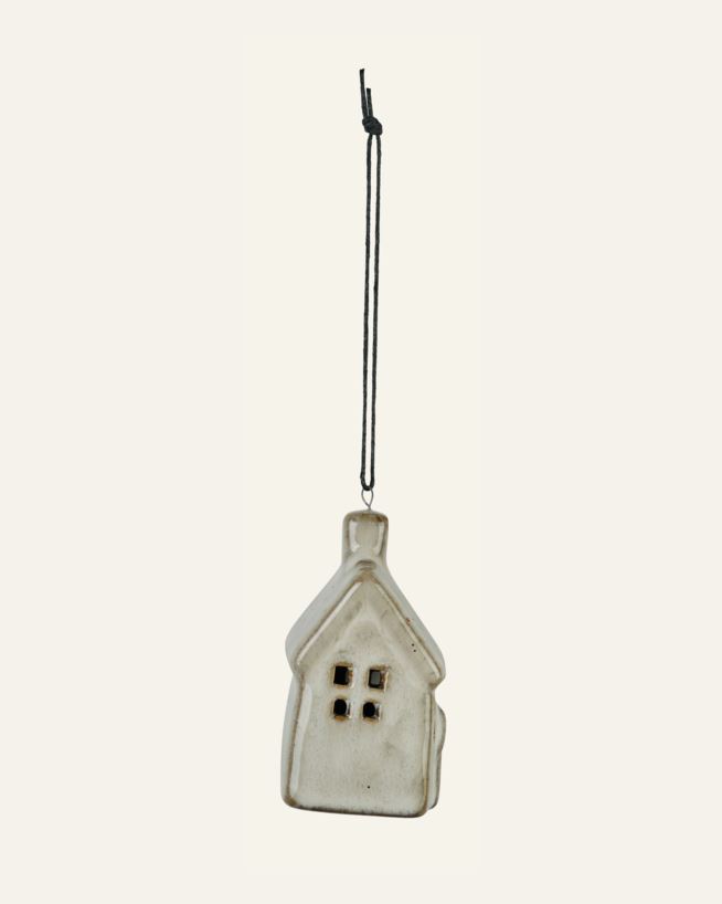 Joulukuusenkoriste beige - 5x3,5x7 cm beige - 1