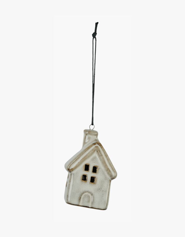 Joulukuusenkoriste beige - 5x3,5x7 cm beige - 1