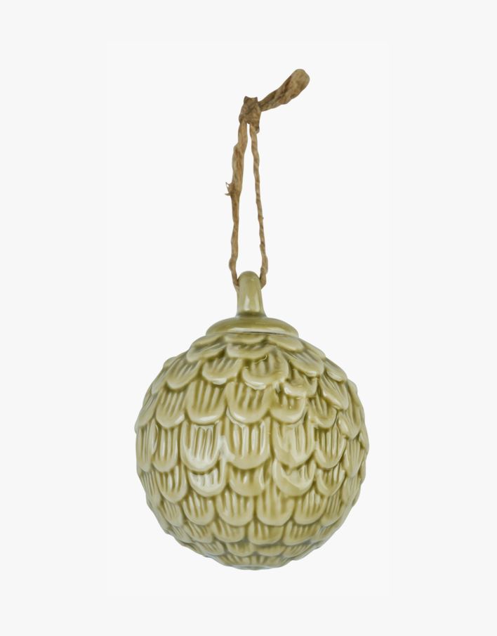 Joulukuusenkoriste khaki - 6,5x6,5x8,1 cm khaki - 1