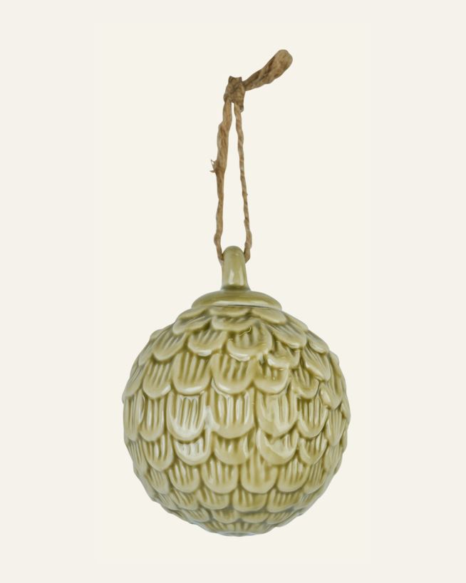 Joulukuusenkoriste khaki - 6,5x6,5x8,1 cm khaki - 1