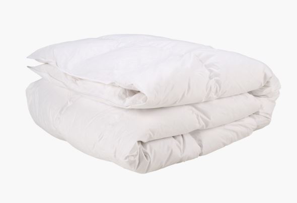 Keskilämmin untuvapeitto valkoinen - 150x210 cm valkoinen - 1