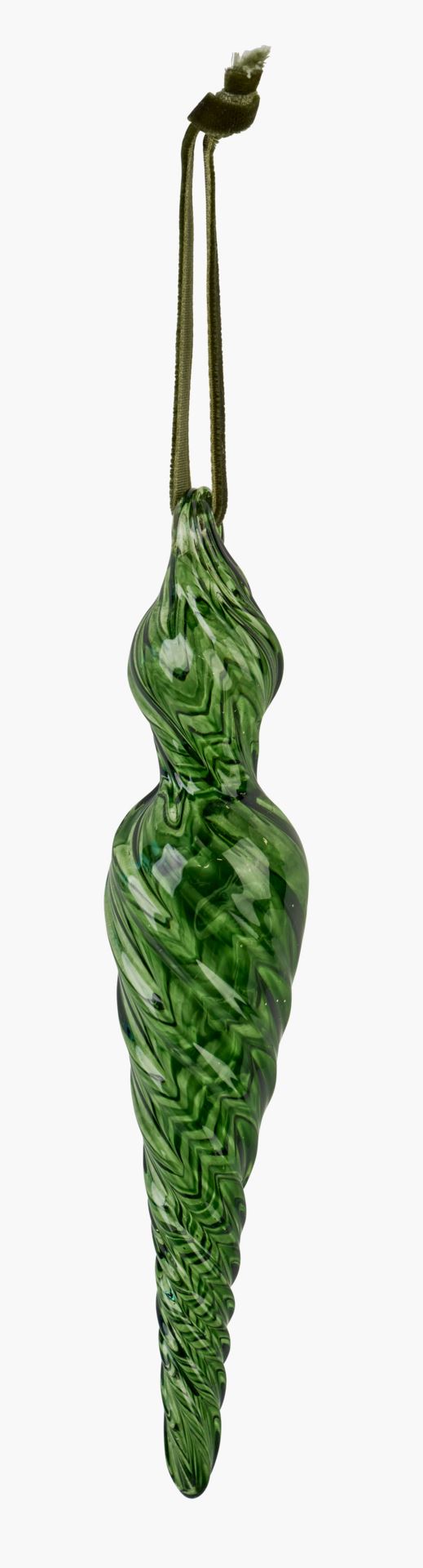 Joulukuusenkoriste tummanvihreä - 3x3x16 cm tummanvihreä - 1