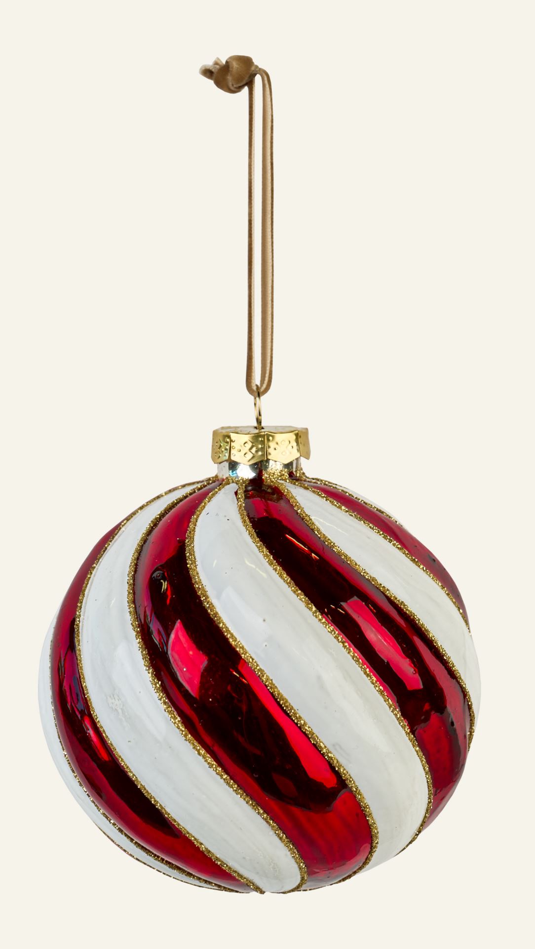 Joulupallo moniväri/punainen - 2