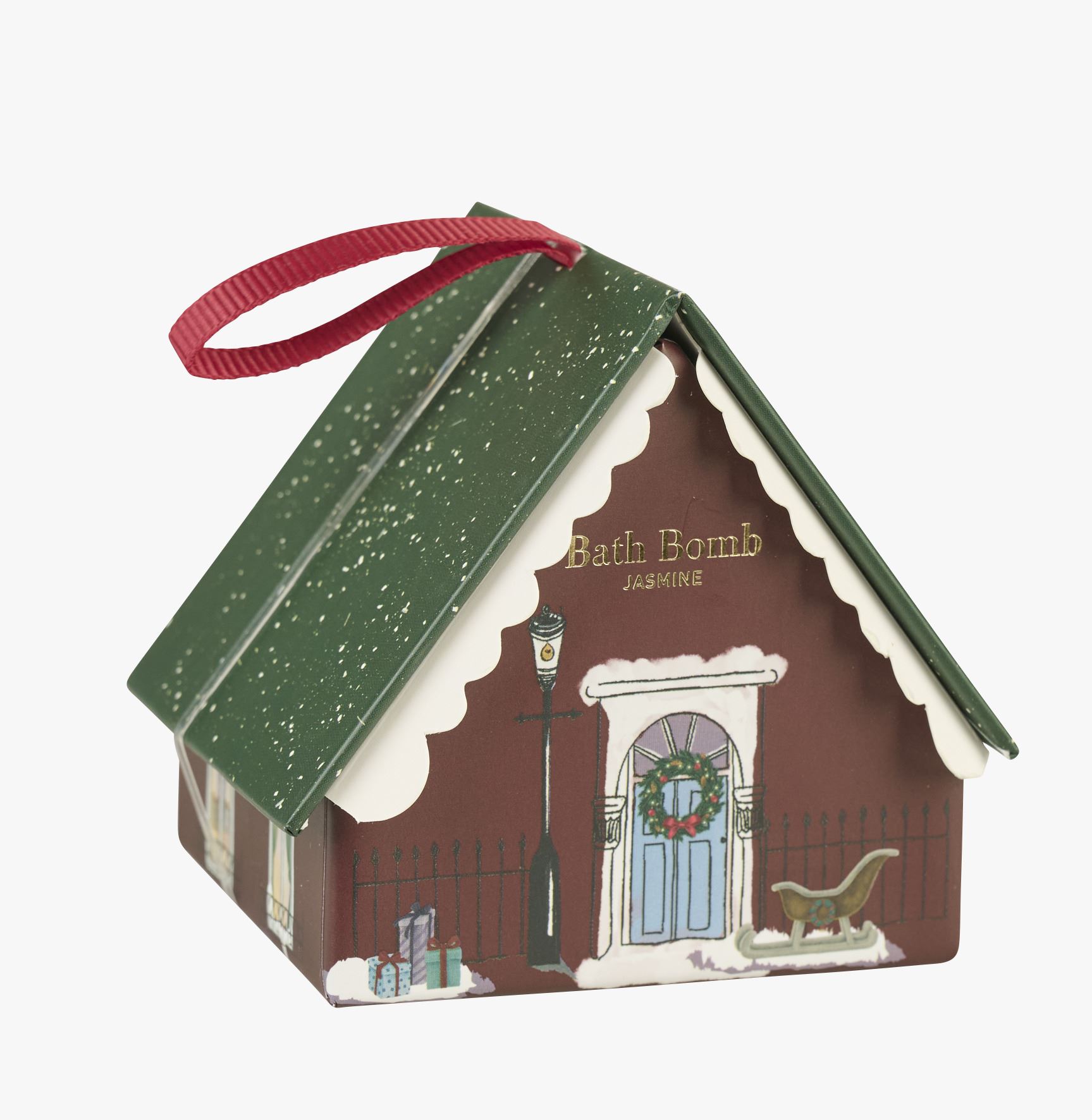 Kylpy pommi punainen - 5,6x5,6x5,6 cm ø6 punainen - 1