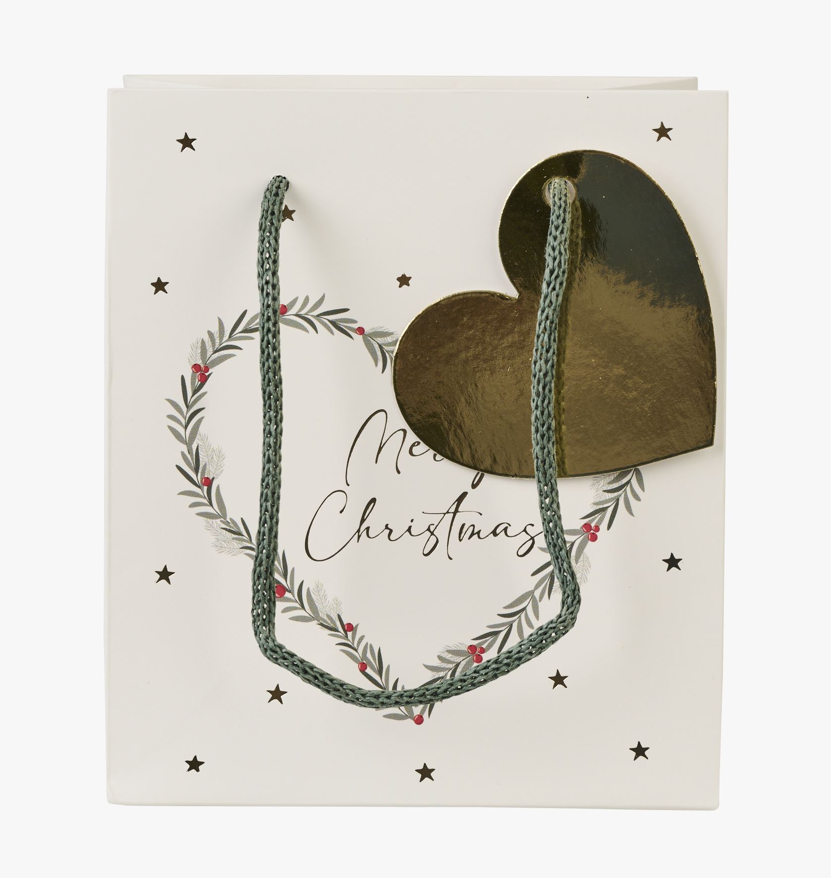 Lahjapussi luonnonvalkoinen - 13x15x9 cm luonnonvalkoinen - 1