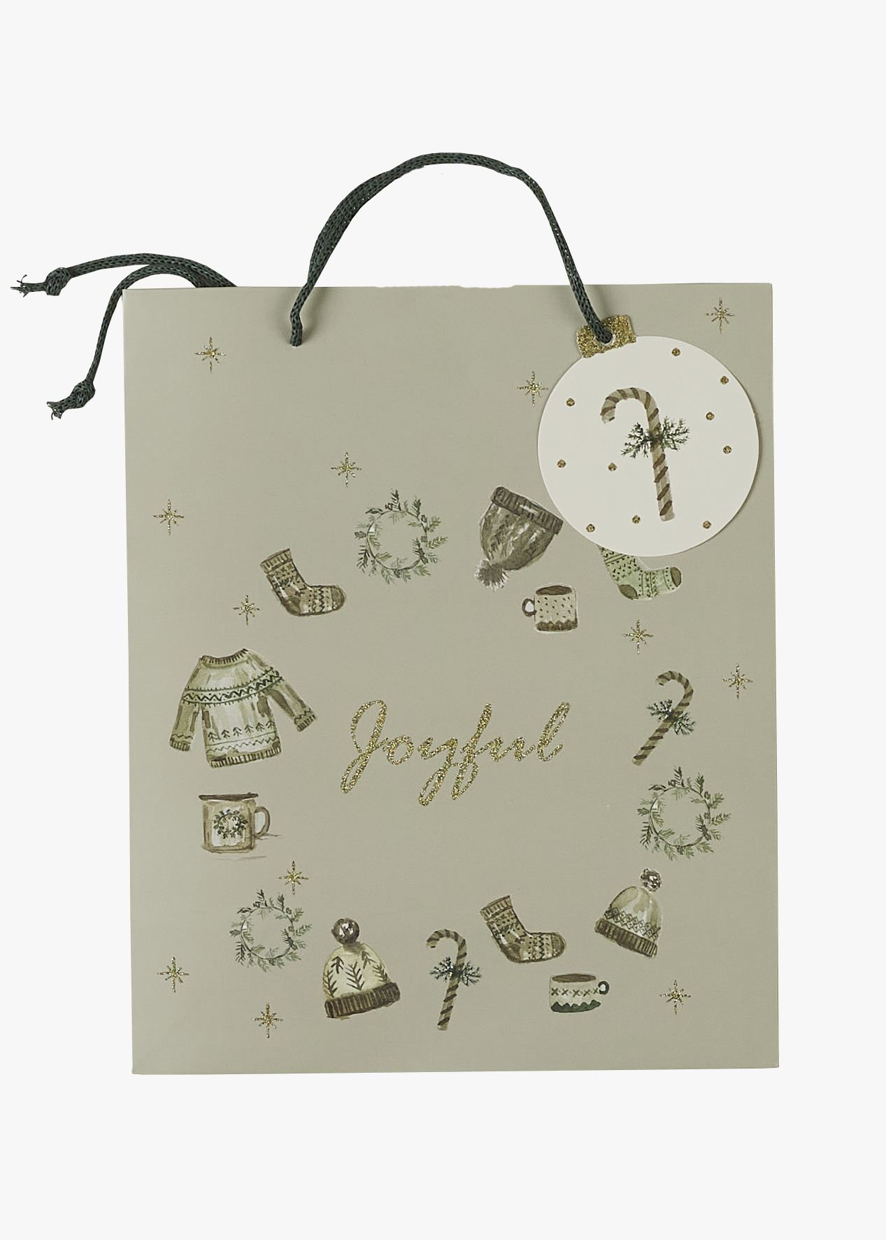 Lahjapussi vaaleanvihreä - 24x29x10 cm vaaleanvihreä - 1