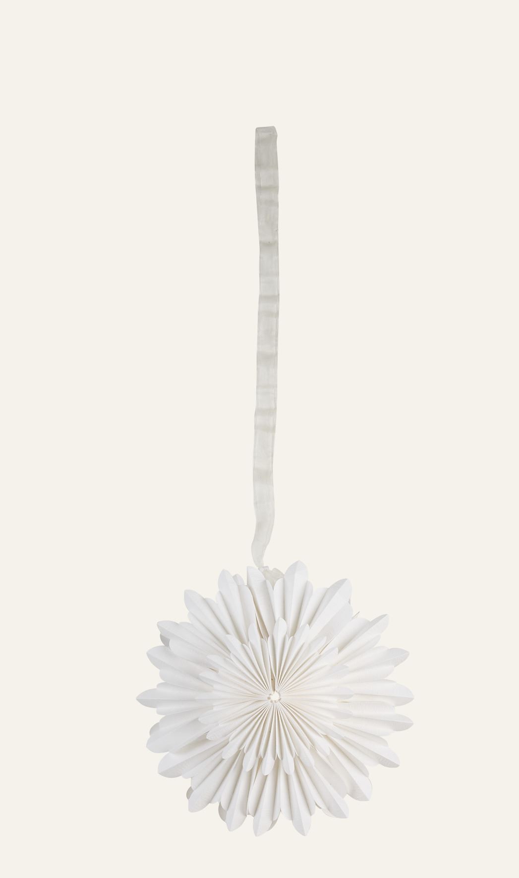 Paperitähti valkoinen - ø40 cm valkoinen - 1