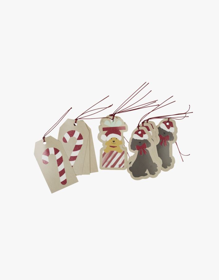 Pakettikortti 12kpl luonnonväri - 9 cm luonnonväri - 1
