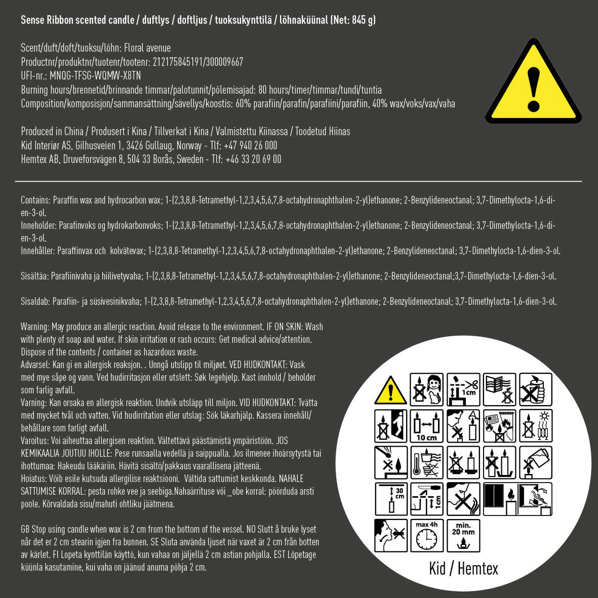 Tuoksukynttilä kulta - 3