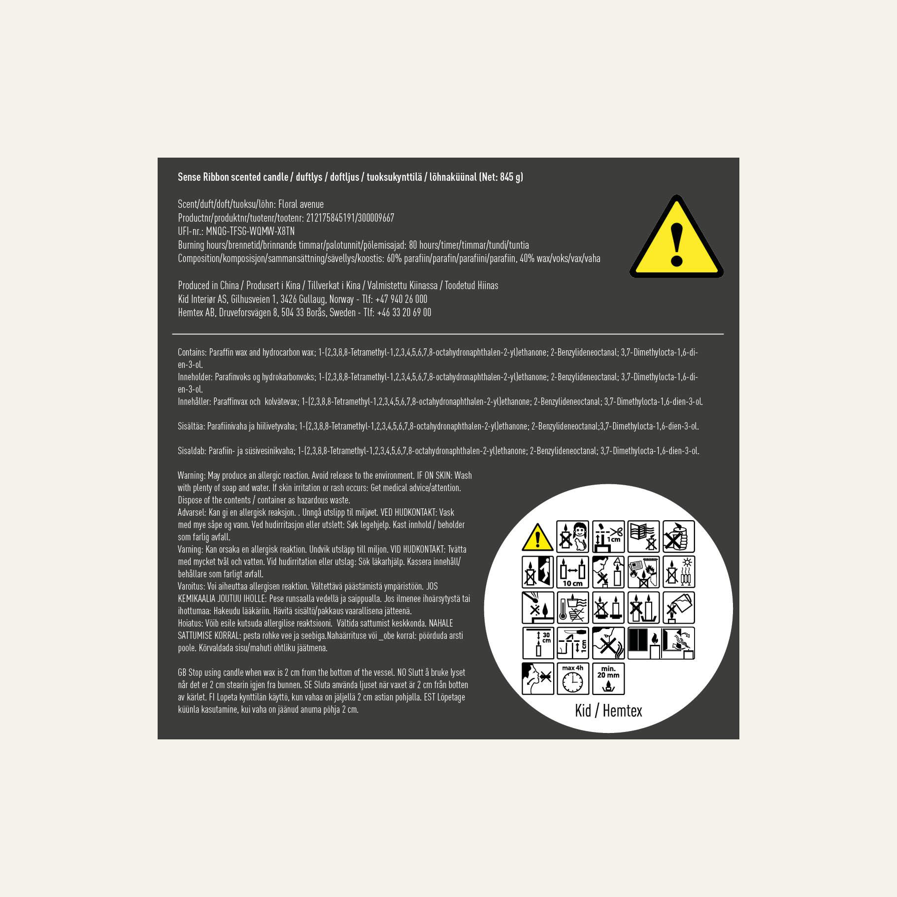 Tuoksukynttilä kulta - 3