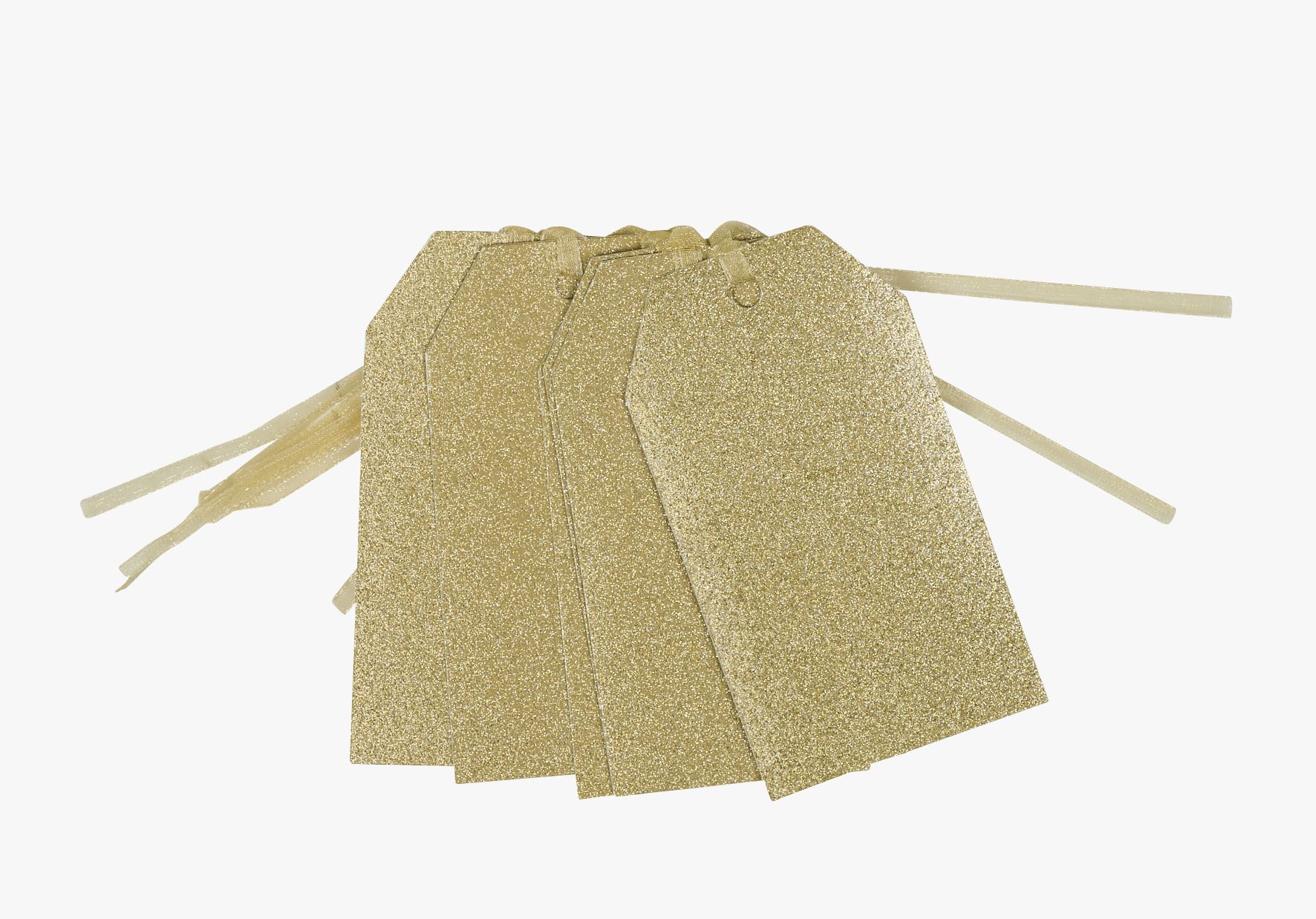 Pakettikortti 6kpl kulta - 5x9 cm kulta - 1