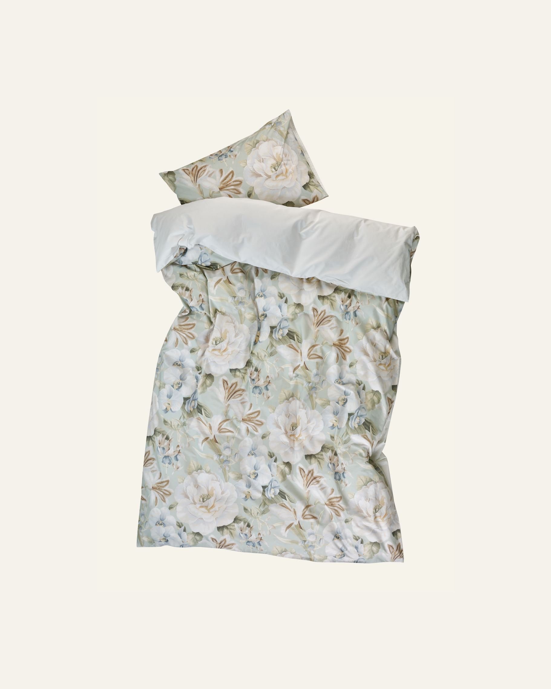 Pussilakanasetti percalea moniväri/vihreä - 2